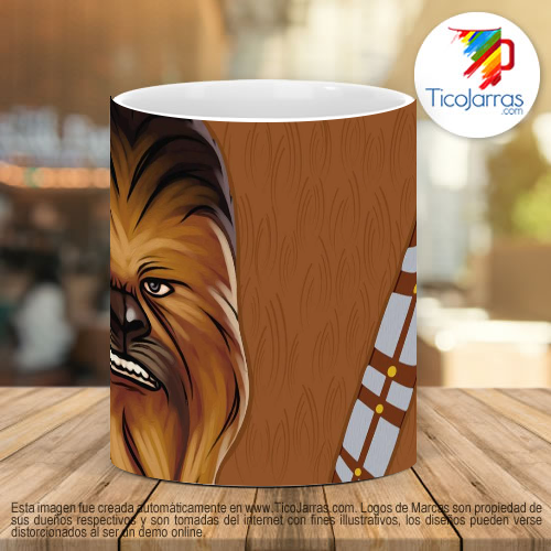 Tazas Personalizadas Star Wars  Chewbacca