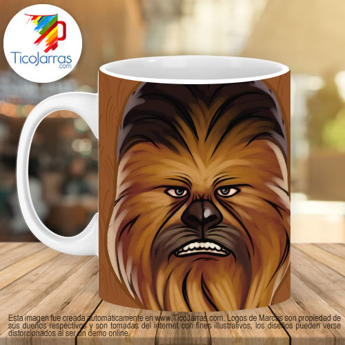 Jarras Personalizadas Star Wars  Chewbacca