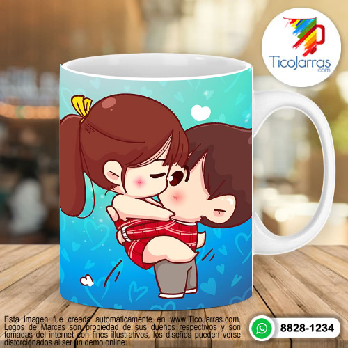 Tazas Personalizadas en Costa Rica En tus brazos me siento segura