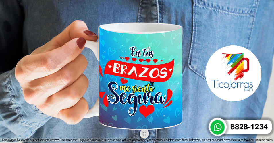 Artículos Personalizados En tus brazos me siento segura