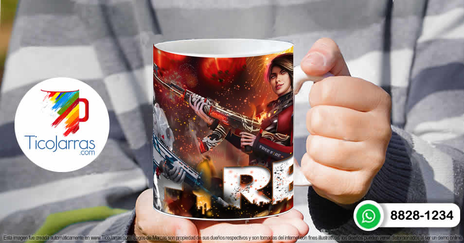 Tazas Personalizadas en Costa Rica Free Fire