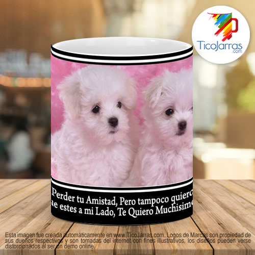 Tazas Personalizadas No quiero perder tu amistad