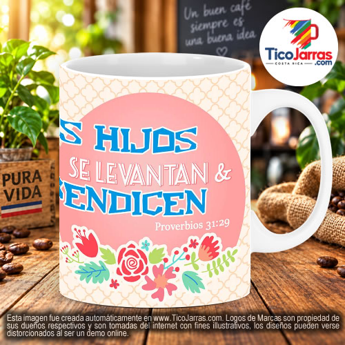 Sus hijos se levantan y la Bendicen
