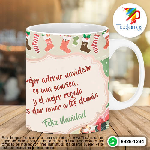 Diseños Personalizadas Taza de Navidad