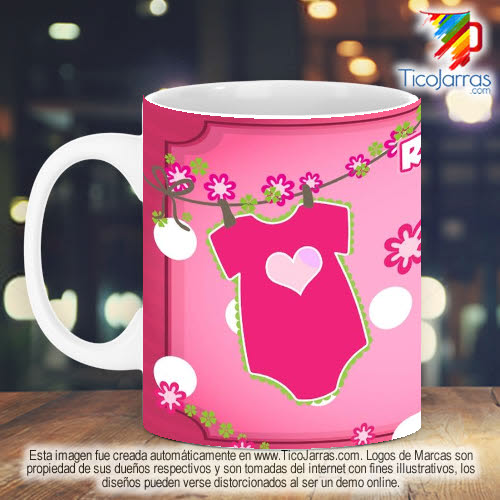 Tazas Personalizadas en Costa Rica Recuerdo Baby Shower 