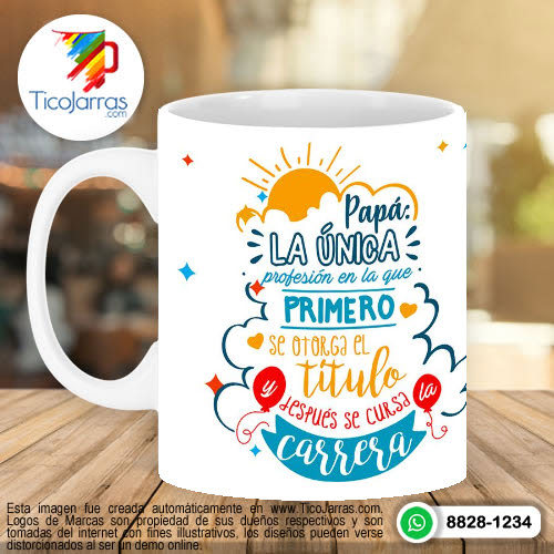 Jarras Personalizadas Feliz Día del Padre