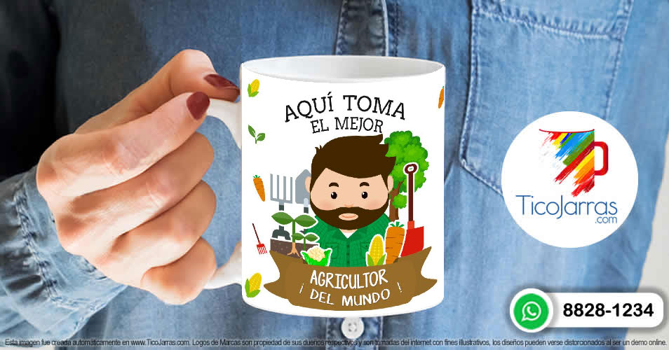 Tazas Personalizadas en Costa Rica Aquí Toma el Mejor Agricultor