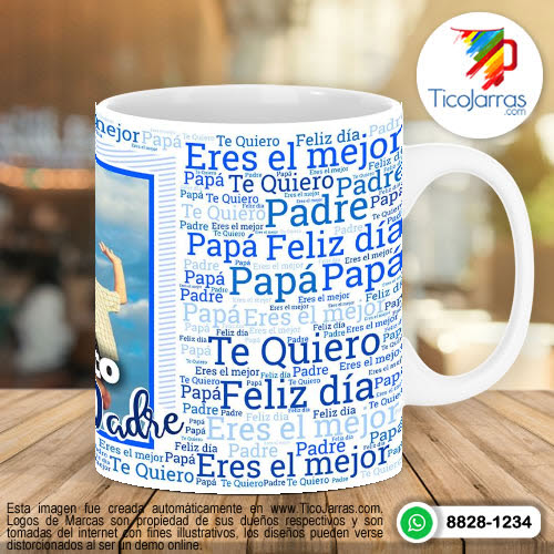 Tazas Personalizadas en Costa Rica Feliz Día del Padre