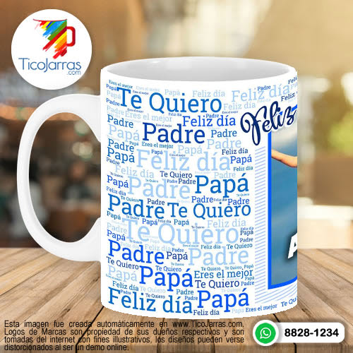 Jarras Personalizadas Feliz Día del Padre