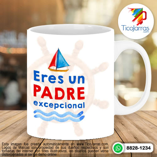 Tazas Personalizadas en Costa Rica Feliz Día del Padre