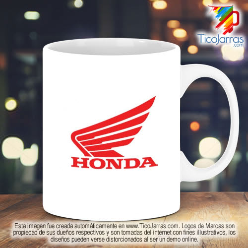 Tazas Personalizadas en Costa Rica Honda Logo