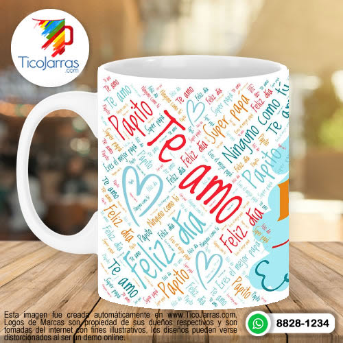 Jarras Personalizadas Feliz Día del Padre