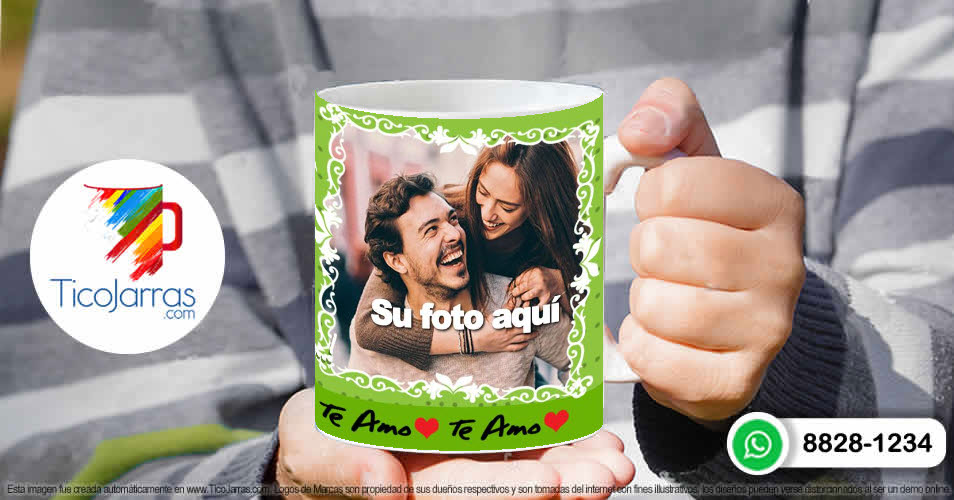 Tazas Personalizadas en Costa Rica Mis horas y días contigo con foto