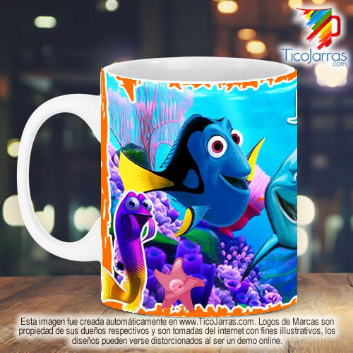 Jarras Personalizadas Taza Diseños Infantiles - Nemo