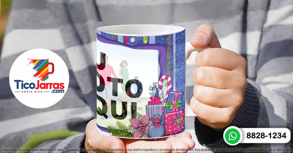 Taza de Navidad - TicoJarras