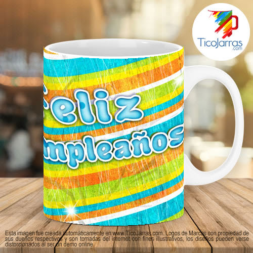 Tazas Personalizadas en Costa Rica Feliz Cumpleaños