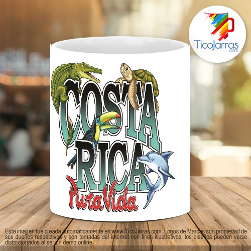 Tazas Personalizadas Costa Rica Pura Vida