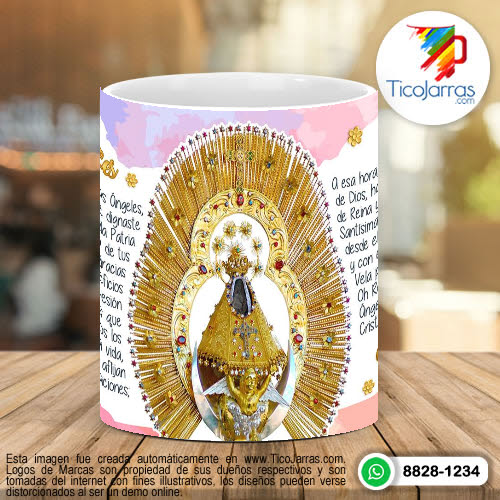 Tazas Personalizadas en Costa Rica Virgen de los Ángeles