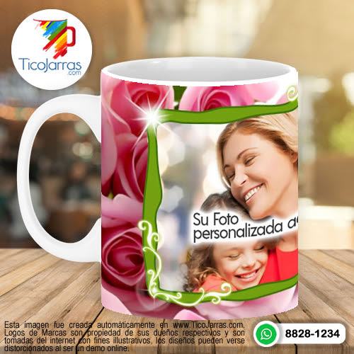 Jarras Personalizadas Feliz Día Mamá