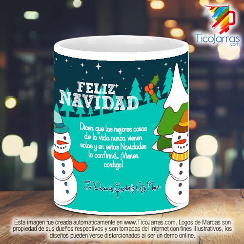 Tazas Personalizadas en Costa Rica Taza Navideña