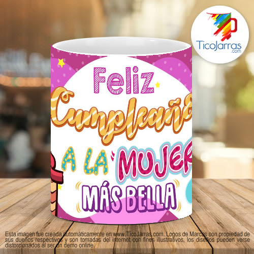 Tazas Personalizadas en Costa Rica Feliz Cumpleaños