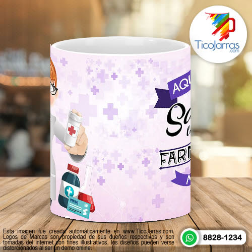 Tazas Personalizadas Aquí Toma la Mejor Farmaceuta