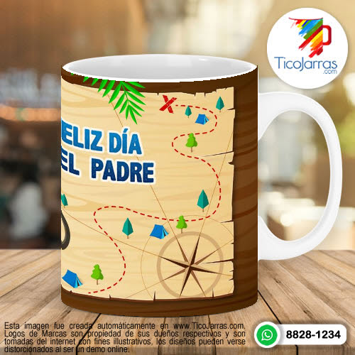 Tazas Personalizadas en Costa Rica Feliz Día del Padre