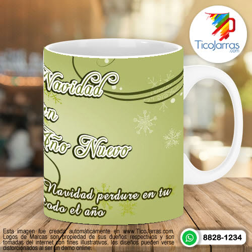 Diseños Personalizadas Taza de Navidad