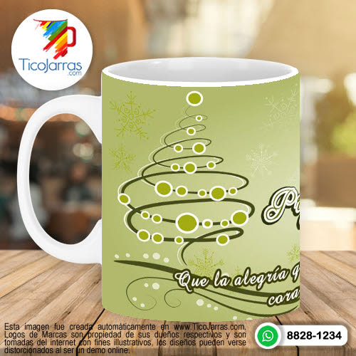 Jarras Personalizadas Taza de Navidad