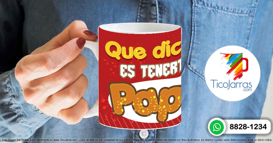 Tazas Personalizadas en Costa Rica Que dicha es tenerte Papá