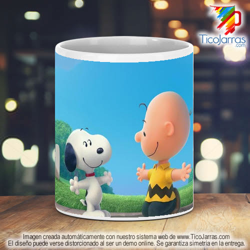 Tazas Personalizadas Jarra de Snoopy