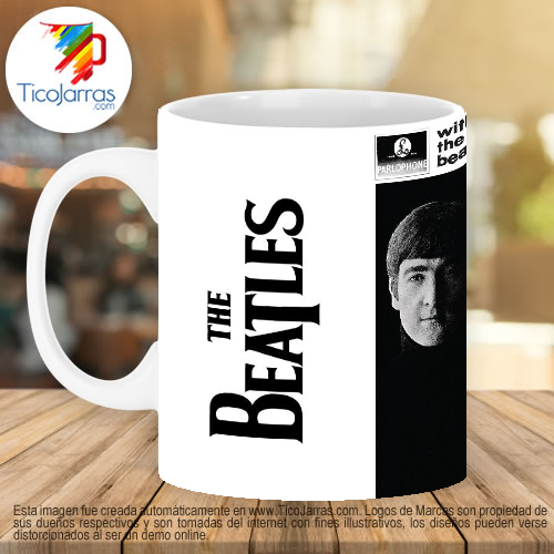 Jarras Personalizadas Jarra Personalizada The Beatles whit the beatles