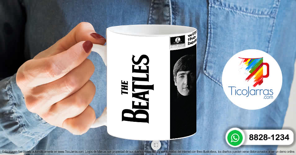 Artículos Personalizados Jarra Personalizada The Beatles whit the beatles