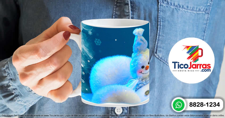 Taza Navideña - TicoJarras