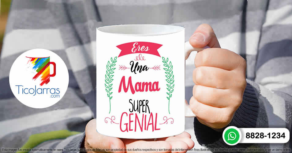 Tazas Personalizadas en Costa Rica Eres una mamá super Genial