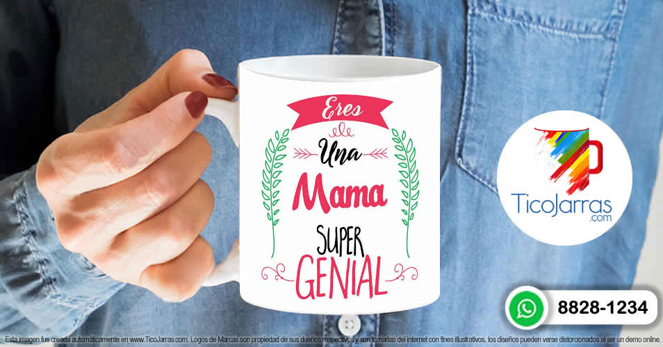 Artículos Personalizados Eres una mamá super Genial