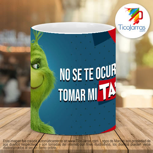 Tazas Personalizadas No se te ocurra tomar mi Taza El Grinch