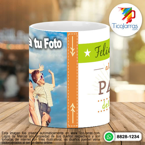 Tazas Personalizadas Felicidades el mejor Papá