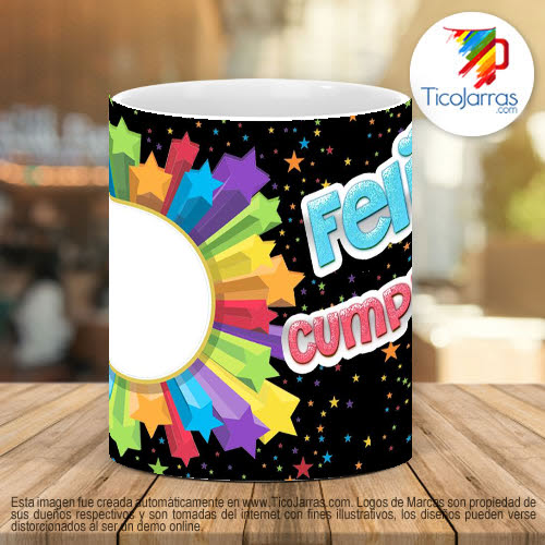 Tazas Personalizadas en Costa Rica Feliz Cumpleaños