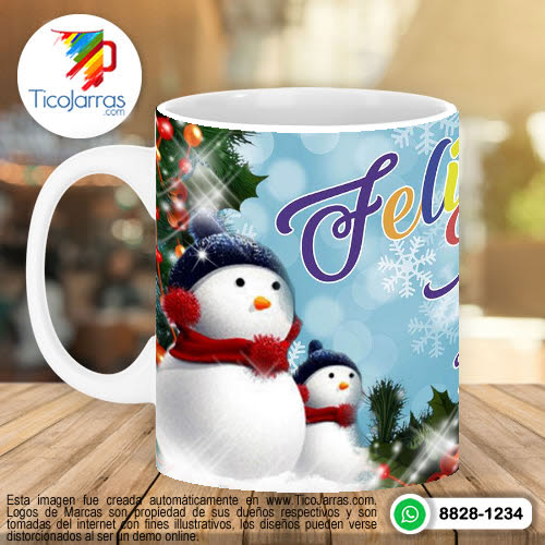 Jarras Personalizadas Taza de Navidad