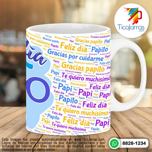Tazas Personalizadas en Costa Rica Feliz Día del Padre