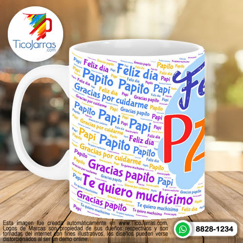 Jarras Personalizadas Feliz Día del Padre