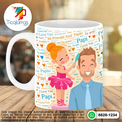 Jarras Personalizadas Feliz Día del Padre