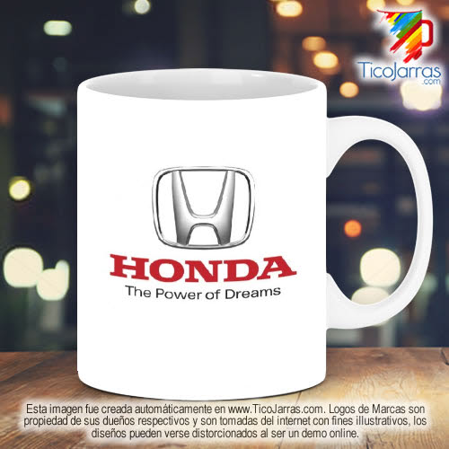 Tazas Personalizadas en Costa Rica Honda  Emblema