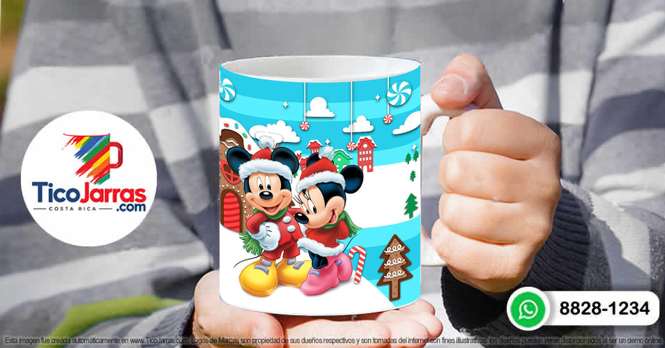 Taza de Navidad de Mickey con foto - imagen 4