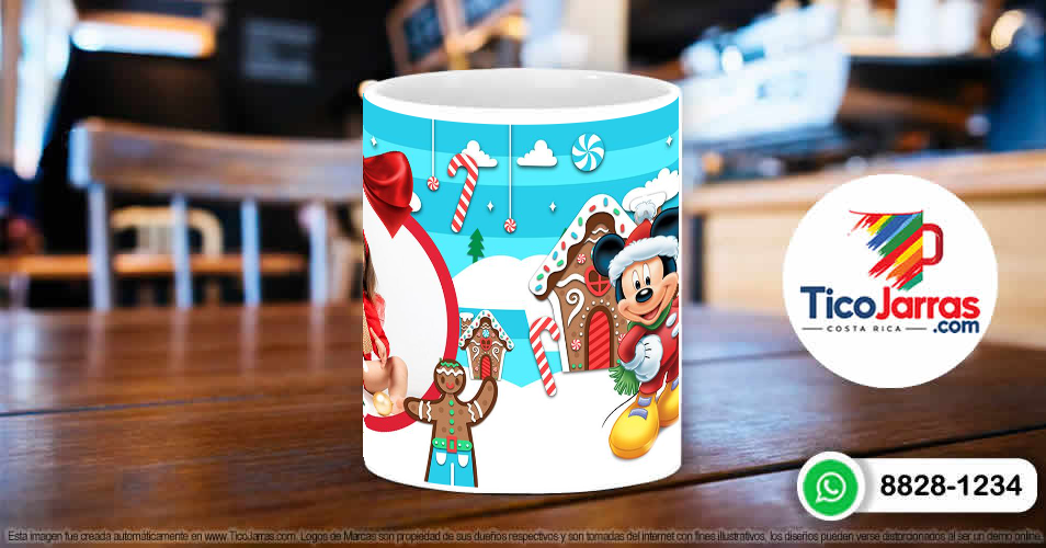 Taza de Navidad de Mickey con foto - imagen 5