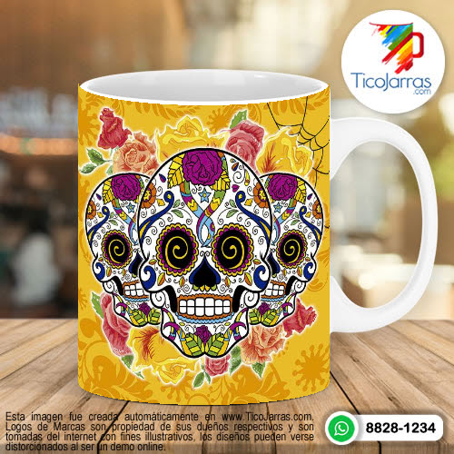 Tazas Personalizadas en Costa Rica los muertos al cajón y los vivos al fiestón