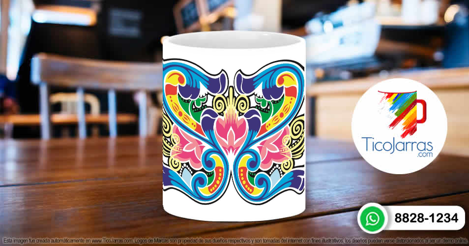 Tazas Personalizadas en Costa Rica Taza con diseño típico de Costa Rica