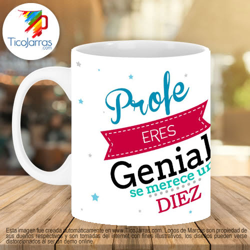 Tazas Personalizadas en Costa Rica Feliz Día del Maestro