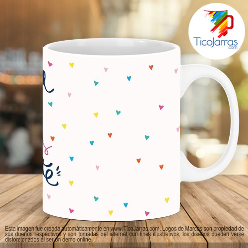 Diseños Personalizadas Taza con mensaje de Gratitud